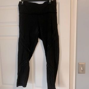 Lulu lemon sheer zig zag leggings